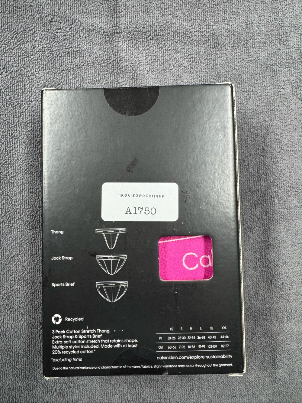 Calvin Klein "This Is Love" mens underwear set - thong, jock strap, sport brief - Picture 2 of 4